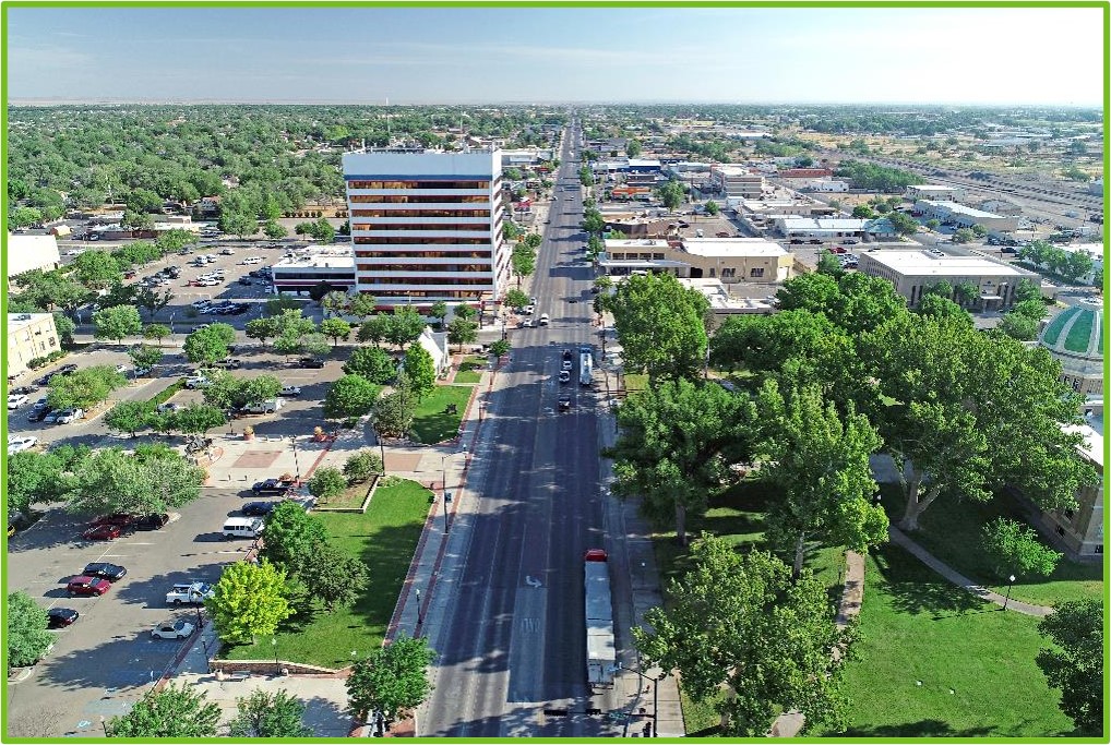Roswell Aerial_Main Street's image